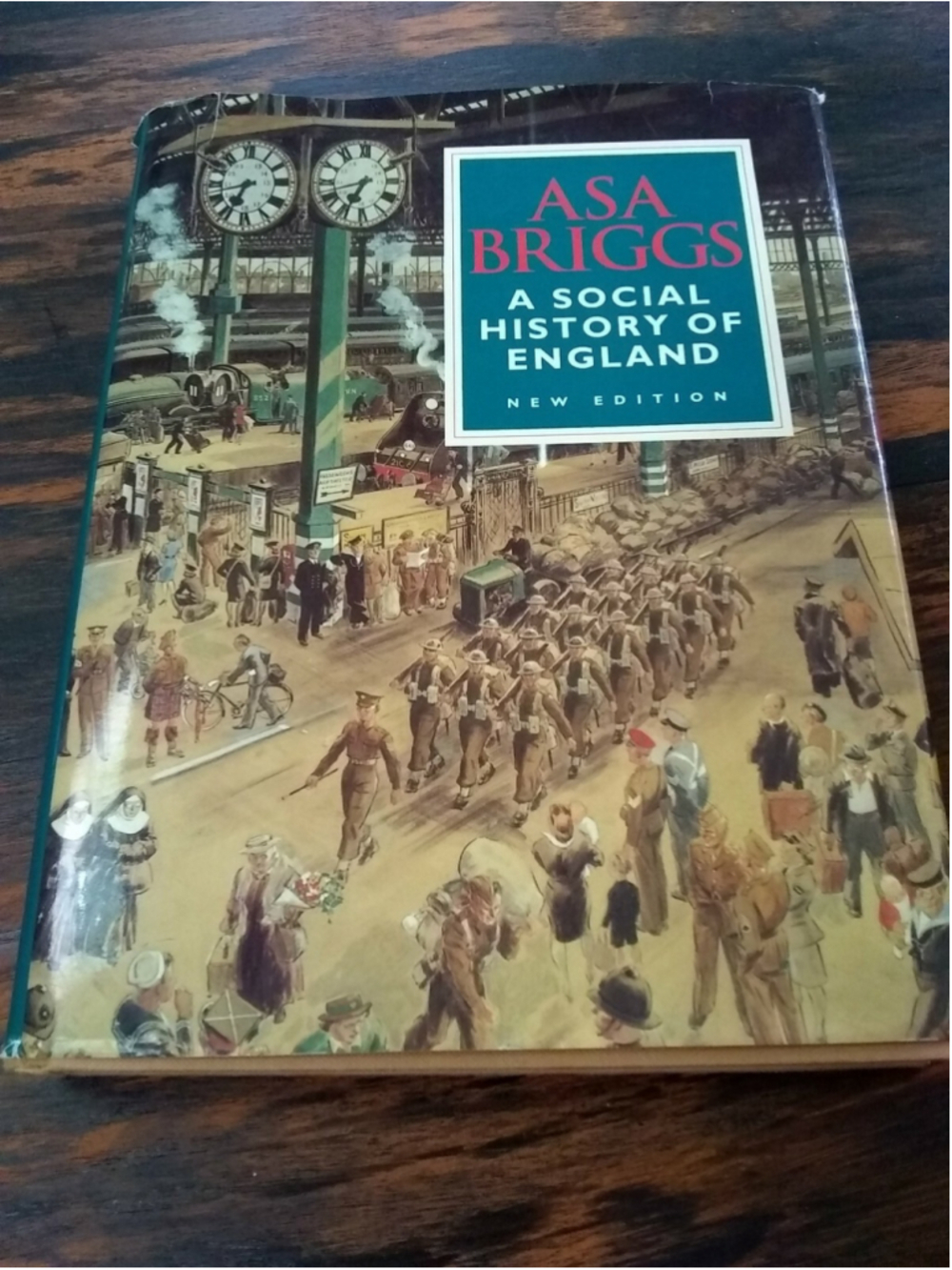 Social History of England by Briggs, Asa Hardback Book, dust cover has wear